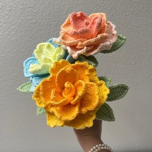 Handmade Rose Crochet